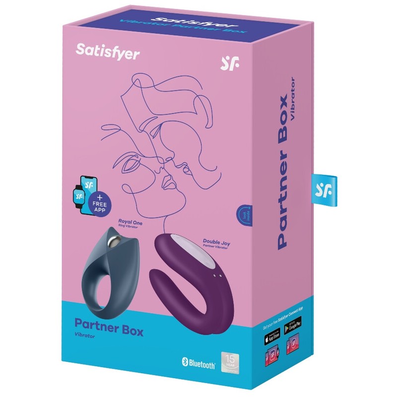 SATISFYER PARTNER BOX 2 (DOUBLE JOY + ROYAL ONE)