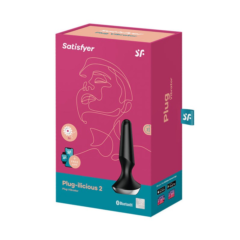SATISFYER PLUG-ILICIOUS 2 CONNECT APP NEGRO
