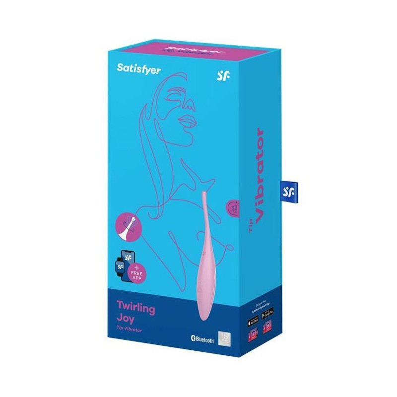 SATISFYER TWIRLING JOY CONNECT APP ROSA