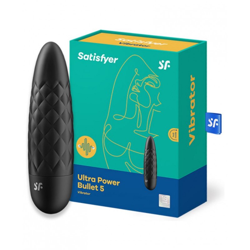 SATISFYER ULTRA POWER BULLET 5 NEGRA