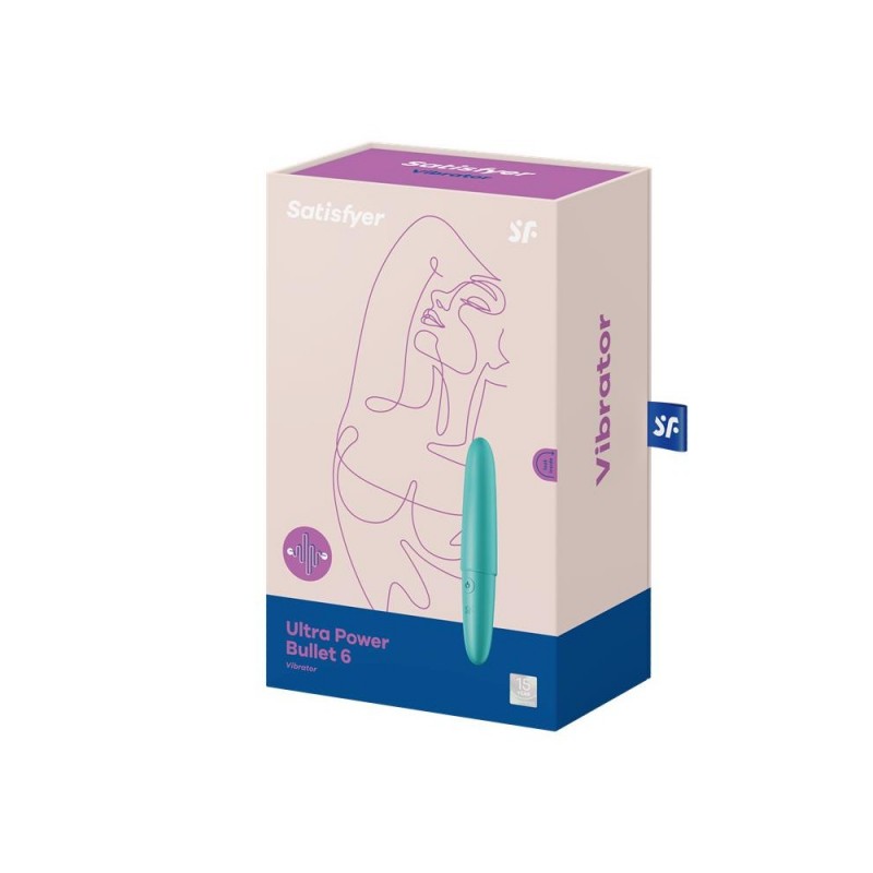 SATISFYER ULTRA POWER BULLET 6 TURQUESA