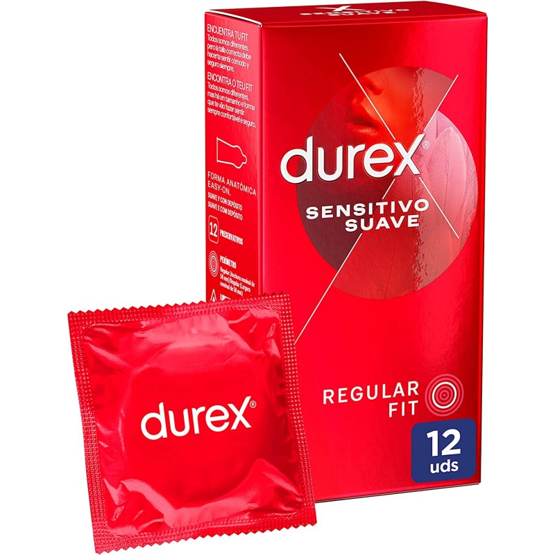DUREX SENSITIVO SUAVE-12 UNIDADES