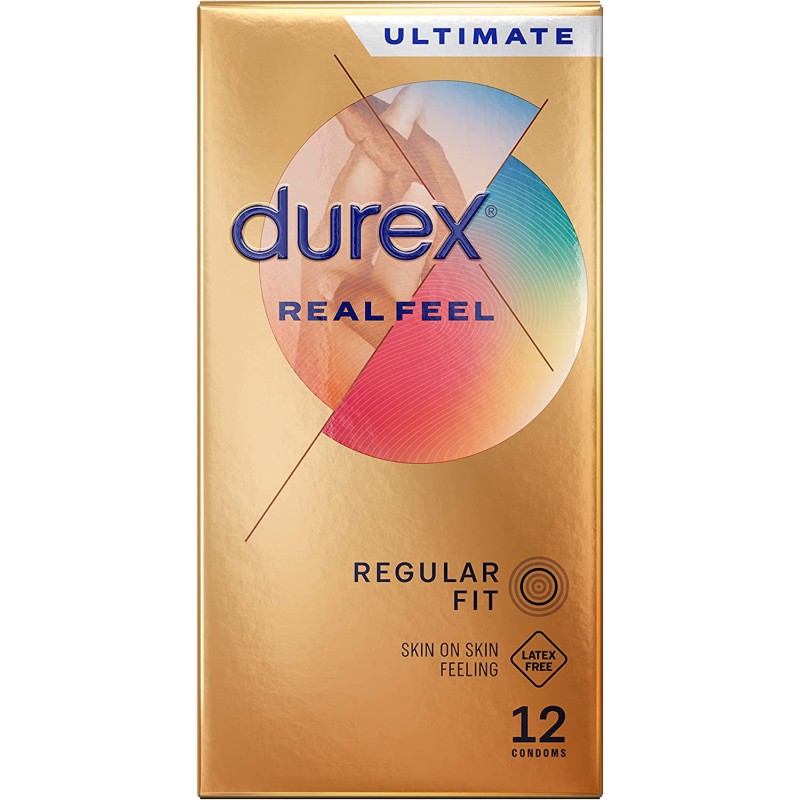 DUREX REAL FEEL - 12UNIDADES