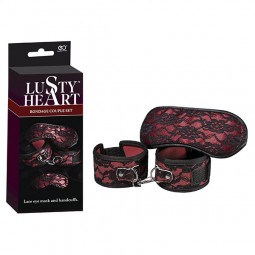 LUSTY HEART. SET BONDAGE PAREJAS ROJO