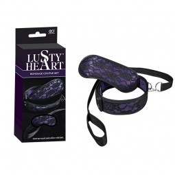 LUSTY HEART. SET PAREJAS PURPURA