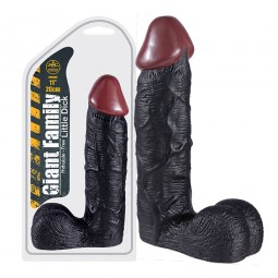 GIANT FAMILY LITTLE DICK - PENE 11" NEGRO