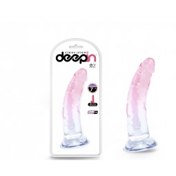 DEEP IN - CLEAR STONE. PENE 6.5" ROSA TRANSPARENTE