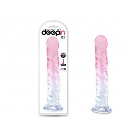 DEEP IN - CLEAR STONE.  PENE 9’’ ROSA TRANSPARENTE