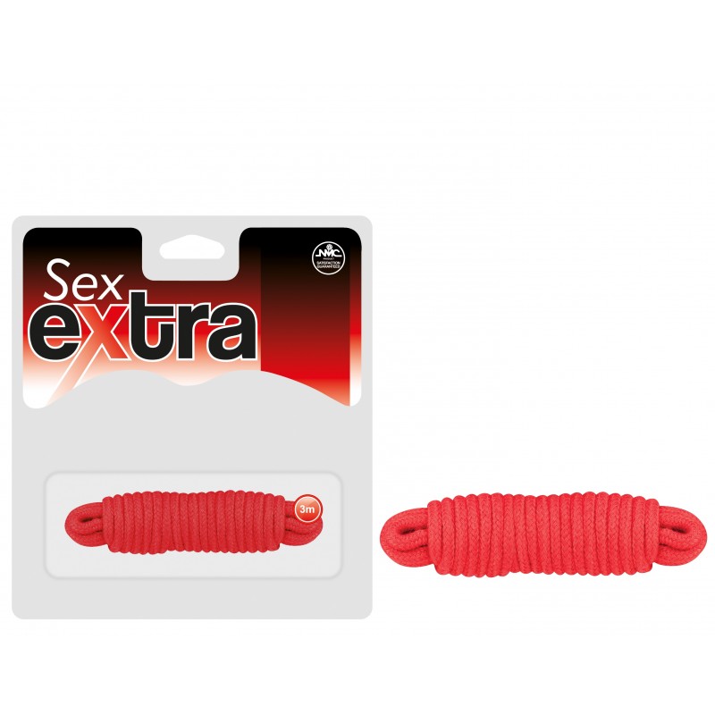 SEX EXTRA. CUERDA 3 M. ROJA