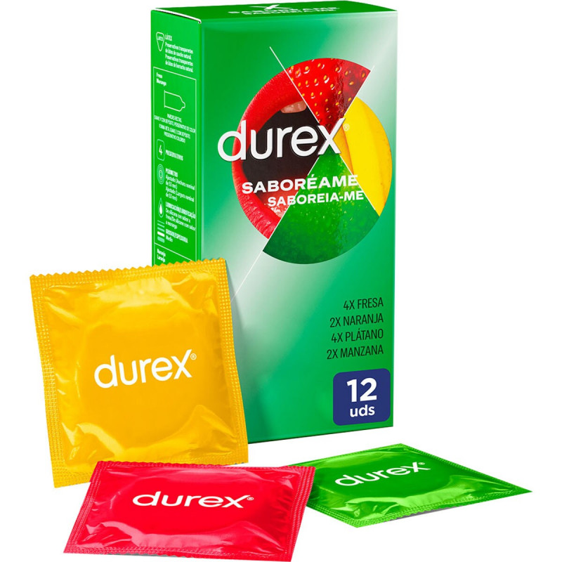 DUREX SABOREAME -12 UNIDADES