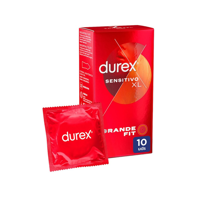 DUREX Sensitivo  XL - 10 UNIDADES