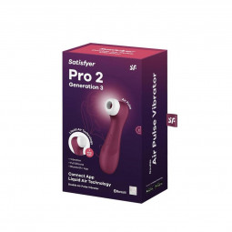 SATISFYER PRO2 GENERATION 3 ROJO VINO
