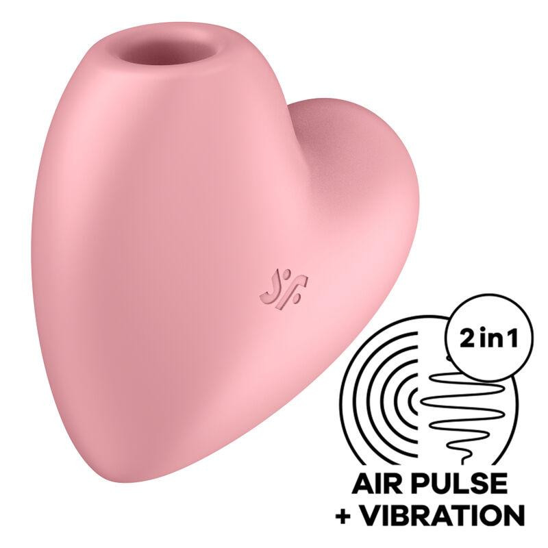 SATISFYER CUTIE HEART ROJO CLARO