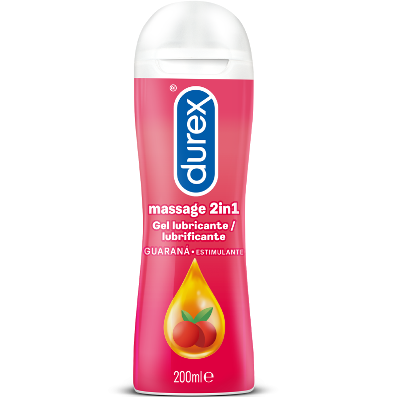 DUREX PLAY MASSAGE ESTIMULANTE 2 EN 1 GUARANÁ