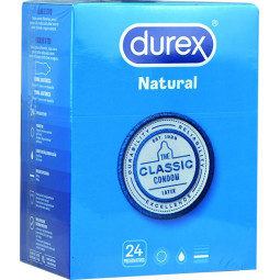 DUREX NATURAL  - 24 unidades
