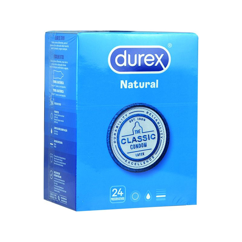 DUREX NATURAL - 24 UNITS