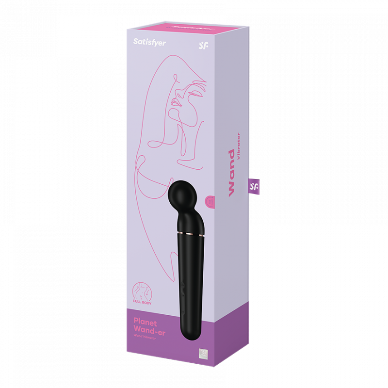 SATISFYER PLANET WAND-ER NEGRO