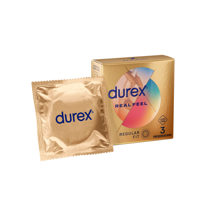 DUREX REAL FEEL - 3 UNIDADES
