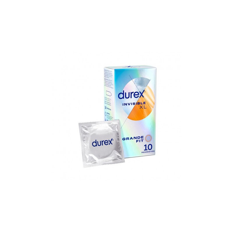 DUREX INVISIBLE XL - 10 UNIDADES