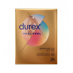 DUREX REAL FEEL - 24 UNIDADES