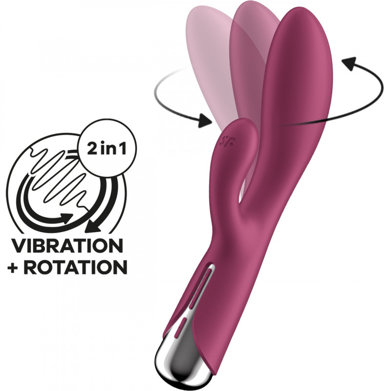 SATISFYER SPINNING RABBIT 1 RED