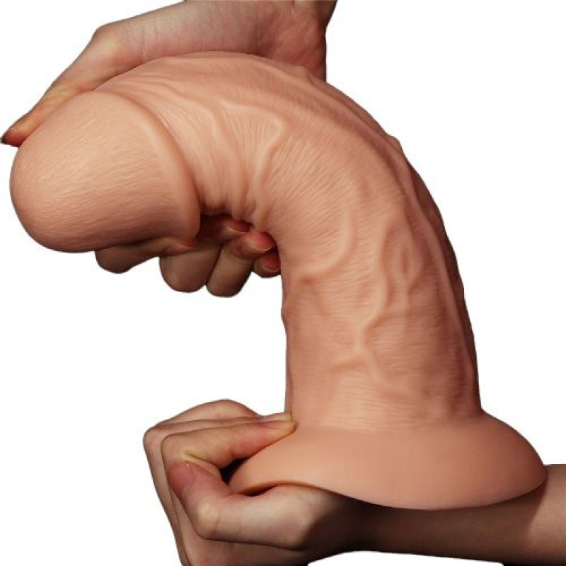 REALISTIC CURVED DILDO
