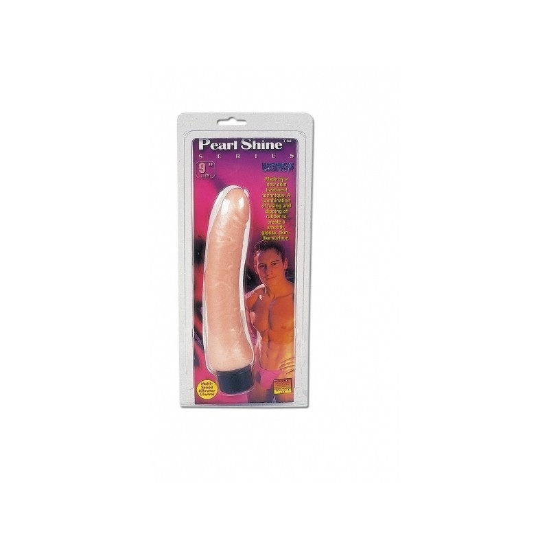 PROMO 50% - Vibrador Flesh Perlado 23cm - Pearl Shine Series