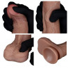 LOVETOY DUAL LAYERED SILICONE COCK 8.5