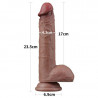 LOVETOY DUAL LAYERED SILICONE COCK 9