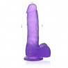 DILDO JELLY CRYSTAL LILA