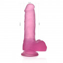 DILDO JELLY CRYSTAL ROSA