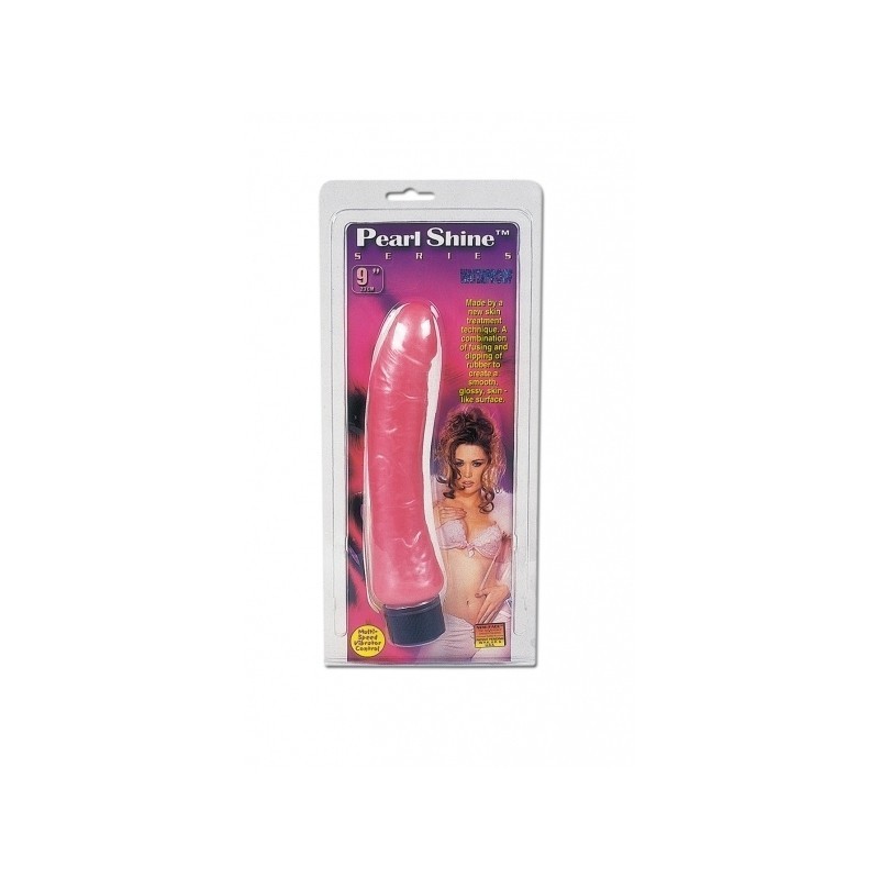 Vibrador Rosa Perlado 23cm - Pearl Shine Series