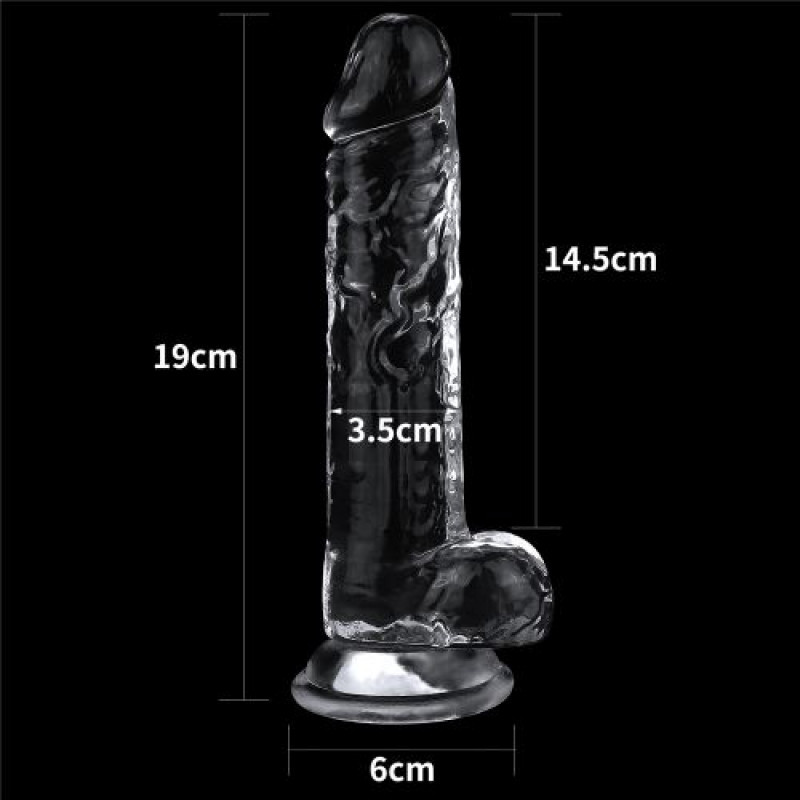 FLAWLESS DILDO TRANSPARENTE