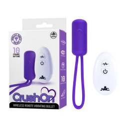 CRUSH ON WIRELESS REMOTE VIBRATING BULLET