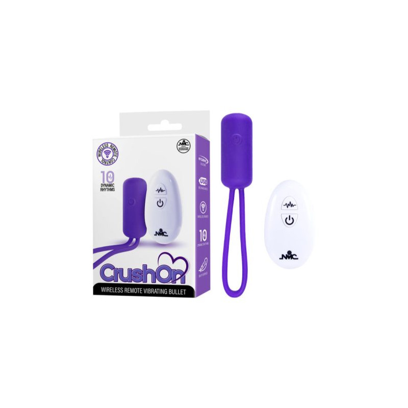 CRUSH ON WIRELESS REMOTE VIBRATING BULLET