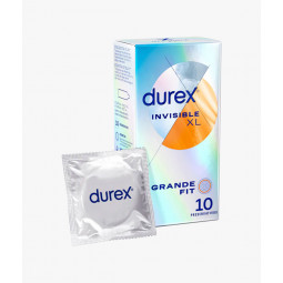 DUREX INVISIBLE XL - 10 UNIDADES