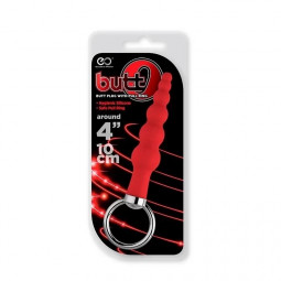 BUTT O - PLUG ROJO 4"