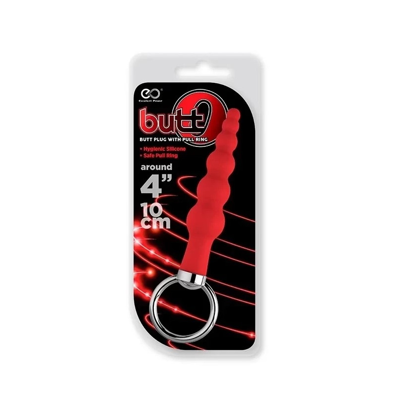 BUTT O - PLUG ROJO 4"