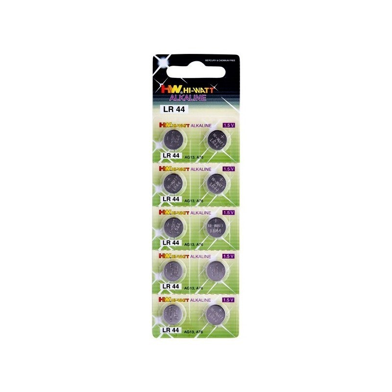 BLISTER 10 BATTERIES LR44