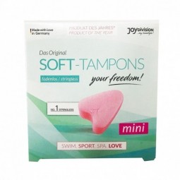 SOFT TAMPONS MINI CAJA DE 3 UNIDADES