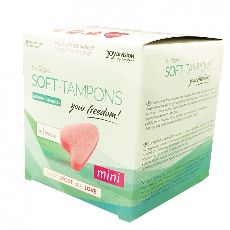 SOFT TAMPONS MINI CAJA DE 3 UNIDADES