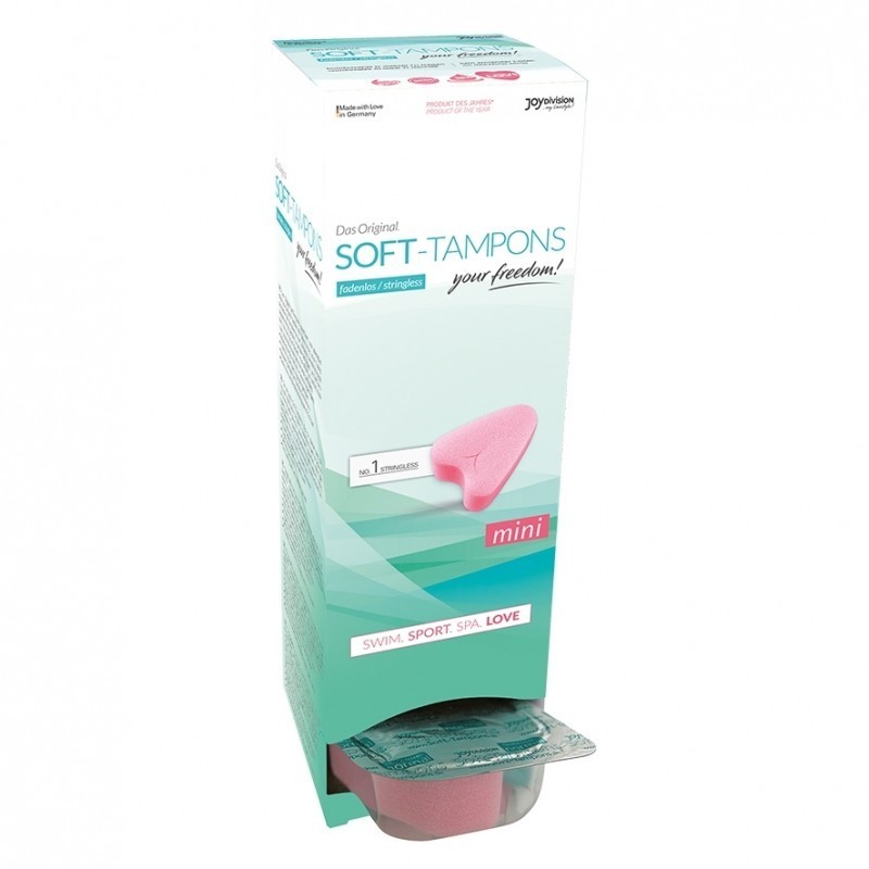 SOFT TAMPONS MINI CAJA DE 10 UNIDADES
