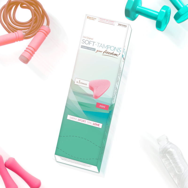 SOFT TAMPONS MINI CAJA DE 10 UNIDADES