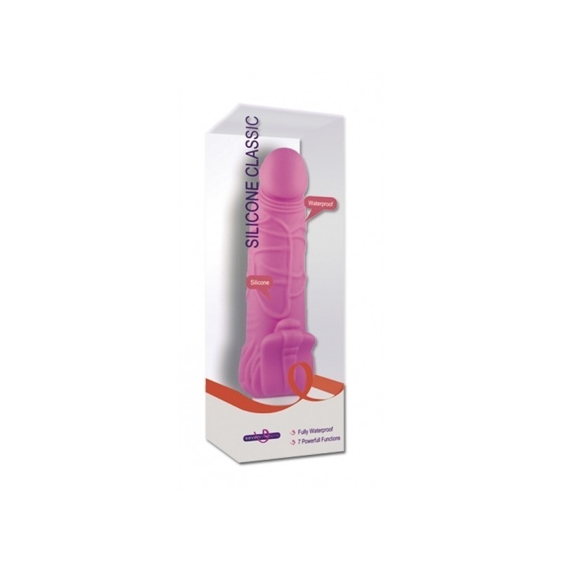 SILICONE CLASSIC CON ESTIMULACION ROSA