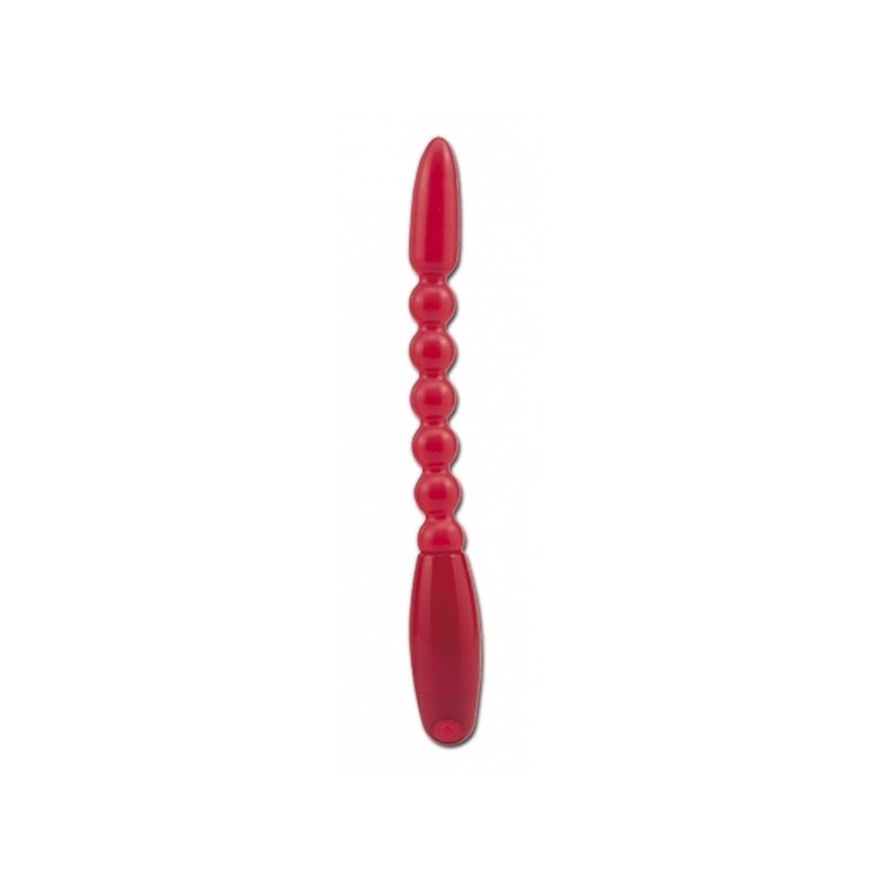 BENDABLE BEADED VIBE RED