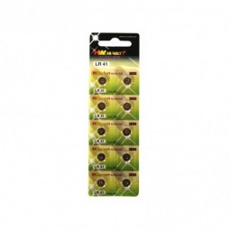 BLISTER 10 BATTERIES LR41